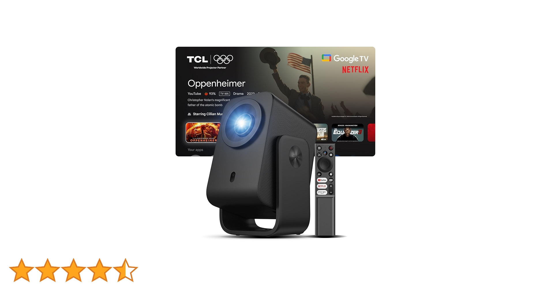Amazon.co.jp: TCL C1 Google TV ポータブルプロジェクター ネイティブ